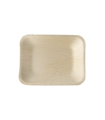 Product foto van Palmblad dienbladen hoekig 16x12x2