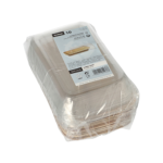 Product foto van Palmblad schalen met deksels 200ml set van 10