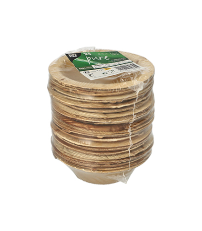 Product foto van Palmblad schalen rond pure set van 25 100ml
