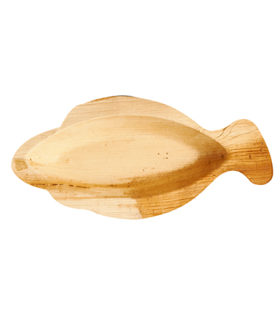 Product foto van Palmbordjes karton naturel set van 25 Vis