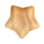 Product foto van Palmbordjes karton ster wit set van 6