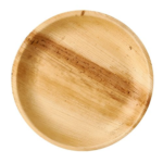 Product foto van Palmbordjes rond naturel set van 25 23cm