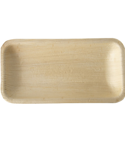 Product foto van Palmolie dienbladen hoekig 25x16