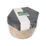 Product foto van Palmolie schaaltjes met deksel wit set van 25 500ml