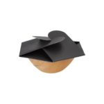 Product foto van Palmolie schaaltjes rond 300ml set van 25 met deksel