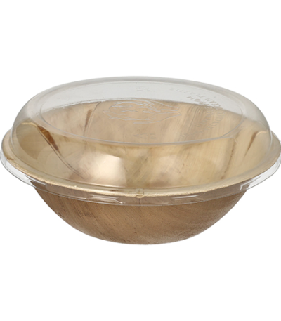 Product foto van Palmolie schalen met deksels set van 10 800ml