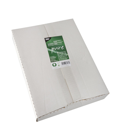 Product foto van Papier Slagroom afdekpapier wit set van 2000 Palmwas
