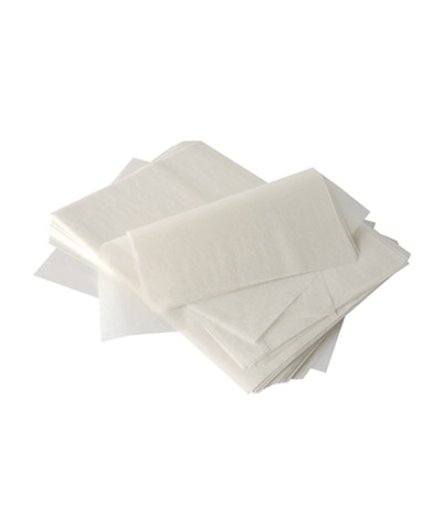 Product foto van Papier Slagroom afdekpapier wit set van 2000 Palmwas