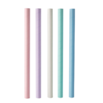 Product foto van Papieren Bubble Tea rietjes assorti kleuren set van 200