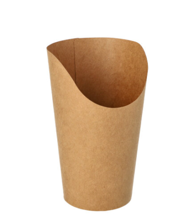 Product foto van Papieren Wrap Cups bruin set van 50 470ml