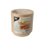 Product foto van Papieren bakvormpjes bruin set van 50 220ml