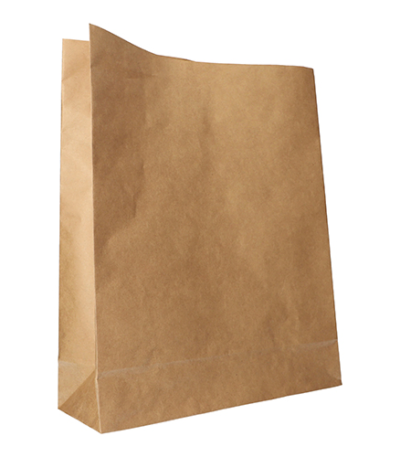 Product foto van Papieren blokbodemzakken kraftpapier bruin 40x32x11 cm set van 250