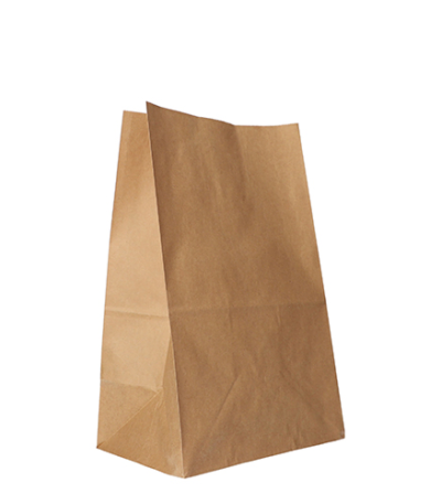 Product foto van Papieren blokbodemzakken kraftpapier bruin set van 250