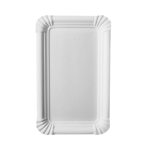 Product foto van Papieren borden karton wit set van 250