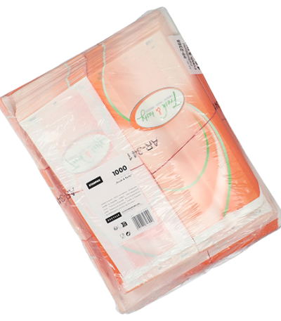 Product foto van Papieren broodzakken met venster wit set van 1000 Fresh & Tasty