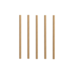 Product foto van Papieren cocktailrietjes bruin set van 500