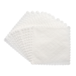 Product foto van Papieren desserttafeltjes wit set van 2000