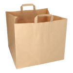 Product foto van Papieren draagtassen bruin XXL set van 25