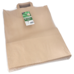 Product foto van Papieren draagtassen bruin XXL set van 25