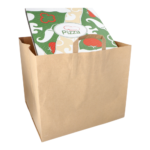 Product foto van Papieren draagtassen bruin XXL set van 25