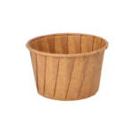 Product foto van Papieren dressingschaaltjes bruin set van 100 90ml