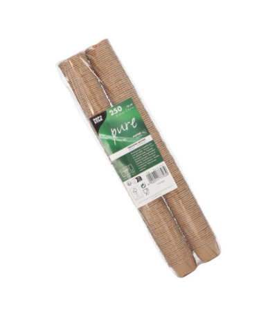 Product foto van Papieren dressingschaaltjes bruin set van 250 10ml