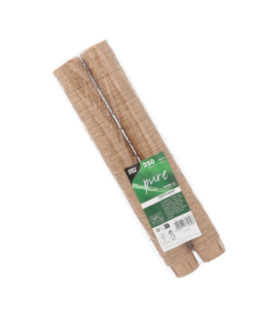 Product foto van Papieren dressingschaaltjes bruin set van 250 25ml