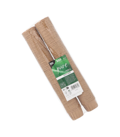 Product foto van Papieren dressingschaaltjes bruin set van 250 35ml