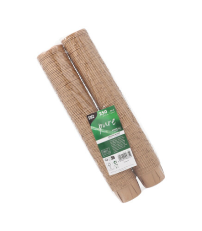 Product foto van Papieren dressingschaaltjes bruin set van 250 50ml