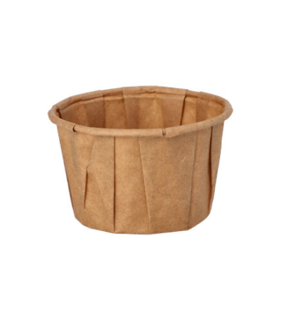 Product foto van Papieren dressingschaaltjes bruin set van 250 50ml