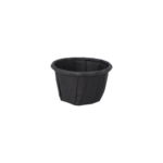 Product foto van Papieren dressingschaaltjes zwart set van 250 10ml