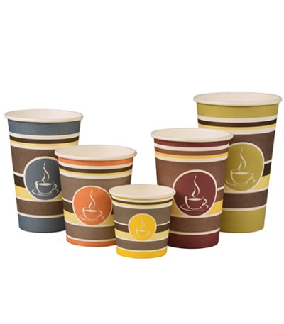 Product foto van Papieren drinkbekers karton To Go 400ml