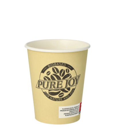 Product foto van Papieren drinkbekers karton creme set van 20 200ml