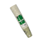 Product foto van Papieren drinkbekers karton groen set van 50 300ml