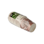 Product foto van Papieren drinkbekers karton paars set van 20 100ml Pure Joy