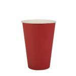 Product foto van Papieren drinkbekers karton rood set van 20 200ml
