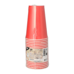 Product foto van Papieren drinkbekers karton rood set van 20 200ml