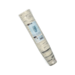 Product foto van Papieren drinkbekers karton wit 300ml set van 50 "Newsprint"