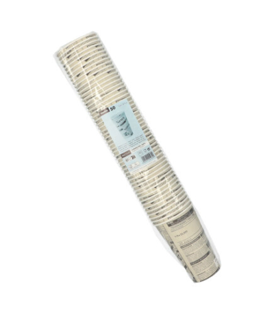 Product foto van Papieren drinkbekers karton wit 400ml Newsprint