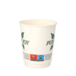 Product foto van Papieren drinkbekers karton wit dubbelwandig set van 20 200ml