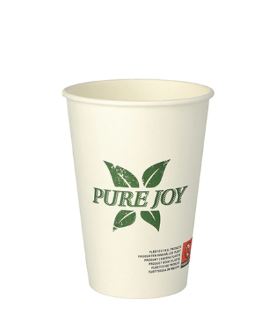 Product foto van Papieren drinkbekers karton wit set van 50 250ml