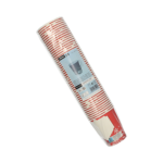 Product foto van Papieren drinkbekers met handgreep karton Winter Time set van 50 200ml