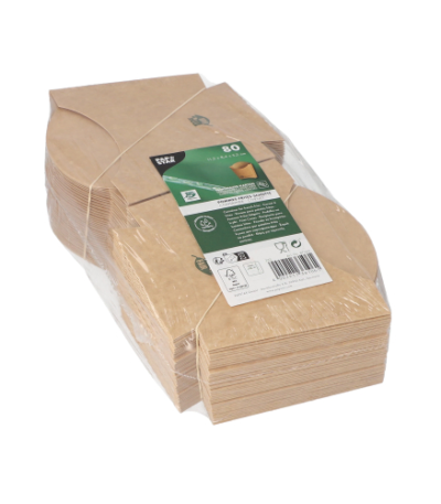 Product foto van Papieren friet scoops karton bruin small set van 80 100% Fair