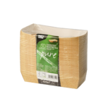 Product foto van Papieren frietbakjes houtvezel groot set van 50 Good Food