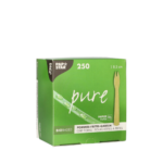 Product foto van Papieren frietvorkjes bruin set van 250