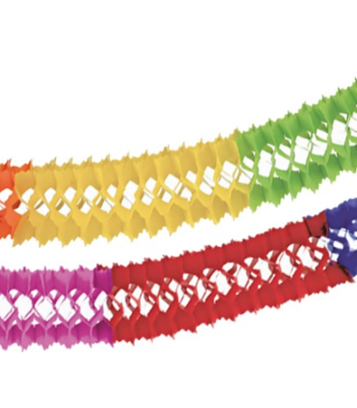Product foto van Papieren guirlande 4m brandvertragend