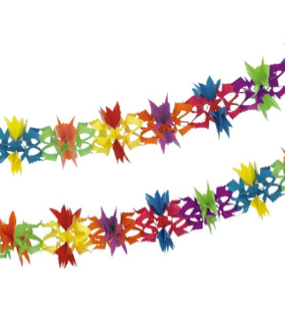 Product foto van Papieren guirlande Fantasy 6m