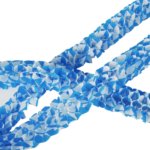 Product foto van Papieren guirlandes Beiers blauw mini 2m brandvertragend