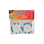 Product foto van Papieren guirlandes Beiers blauw mini 2m brandvertragend