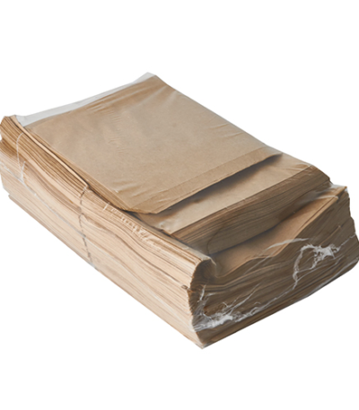 Product foto van Papieren hamburgerzakken pergament bruin set van 1000